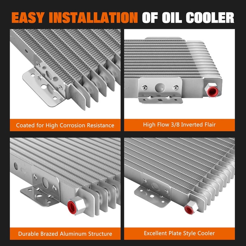 SINTLY Store LPD47391 مجموعة مبرد زيت نقل الحركة ذات الضغط المنخفض 40k متوافقة مع الوزن الإجمالي 40,000 رطل كحد أقصى مع أدوات التركيب - Image 5